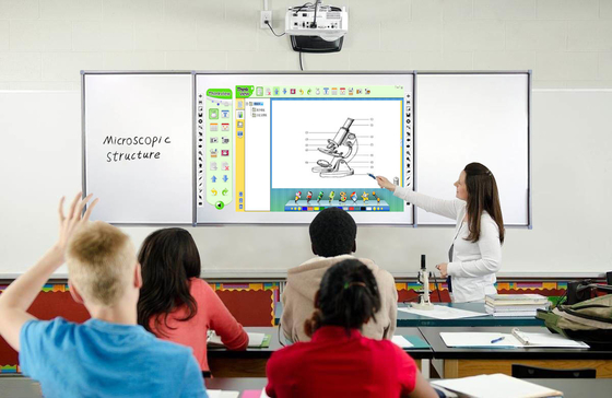 Schermo interattivo portatile di lavagne di Smartboard dell'aula di Digital