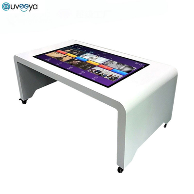 Auveeya ha temperato la Tabella interattiva dell'esposizione del monitor da tavolo LCD di vetro del touch screen