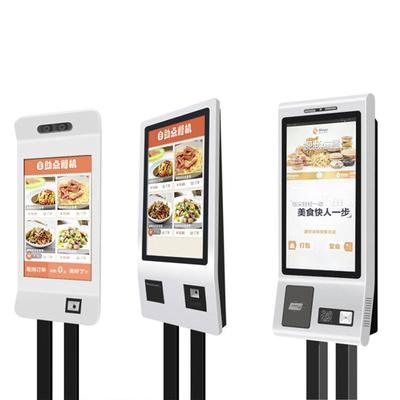 Fast Food 21.5 &quot;24&quot; 27 &quot;32&quot; 42 &quot;pollici Touch Screen Self checkout Machine Self Service Ordinazione pagamento chiosco per ristoranti